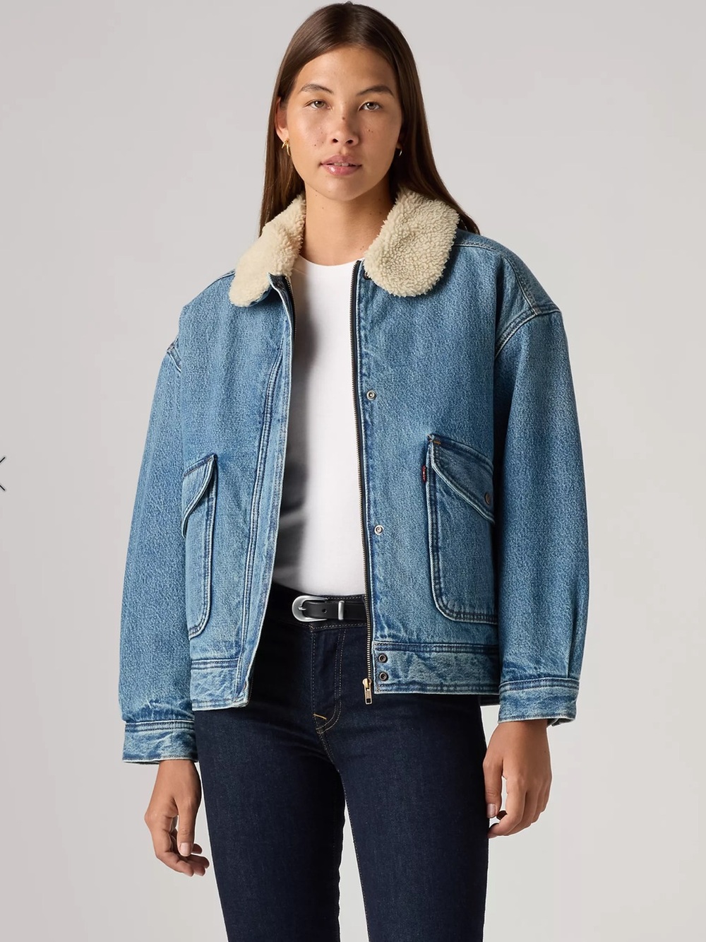 Levi’s Everyday Bomber With Faux Shearling Collar